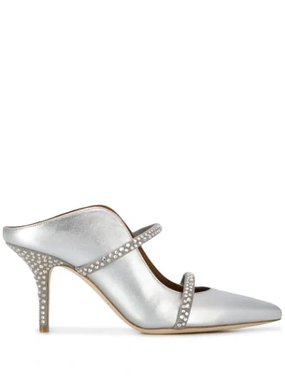 Shop Malone Souliers Maureen Mules In Silver