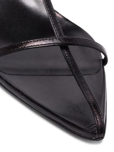 Shop Jil Sander Strappy 40mm Sandals In Black