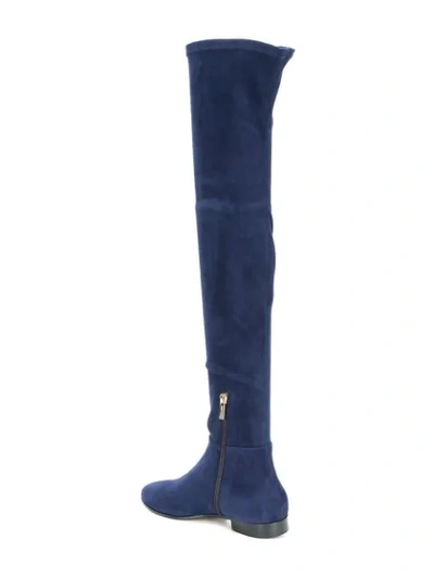 Shop Jimmy Choo Myren Flat Boots - Blue