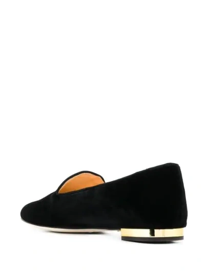 Shop Charlotte Olympia Spider Ballerina Shoes In Black