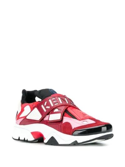 Shop Kenzo Slip-on Sneakers In Red