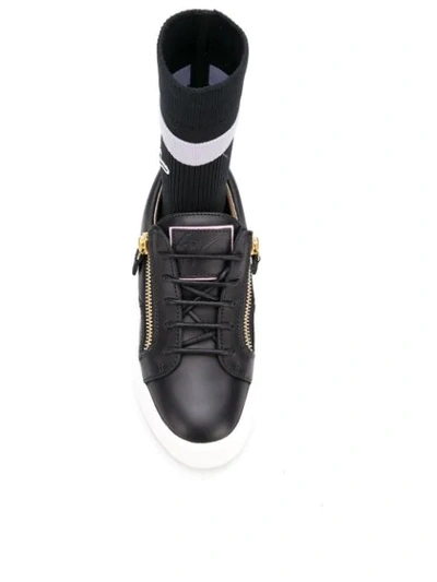 Shop Giuseppe Zanotti Gail Plus Sneakers In Black