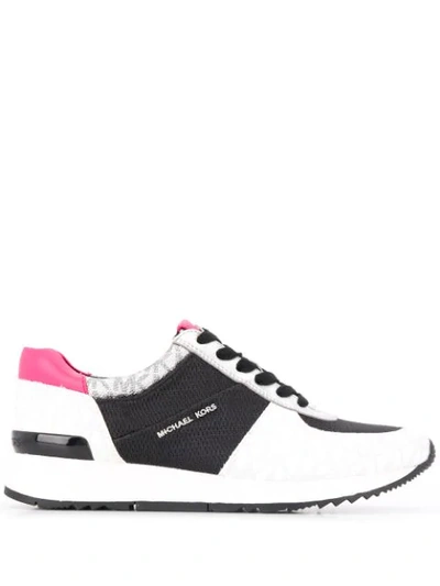 Shop Michael Michael Kors Lace-up Sneakers In White