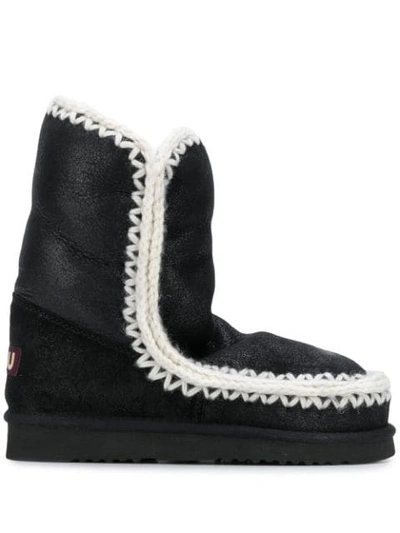 Shop Mou Eskimo 24 Boots In Black