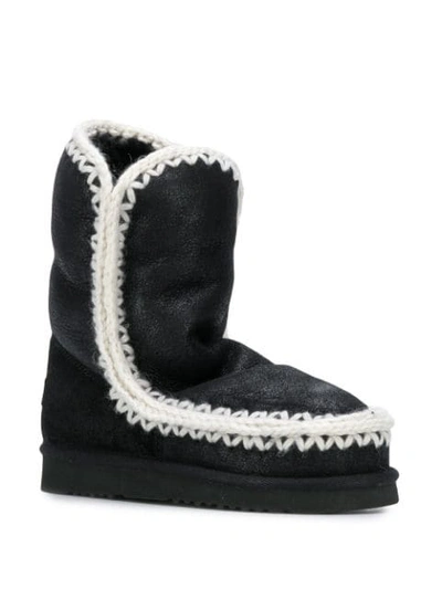 Shop Mou Eskimo 24 Boots In Black