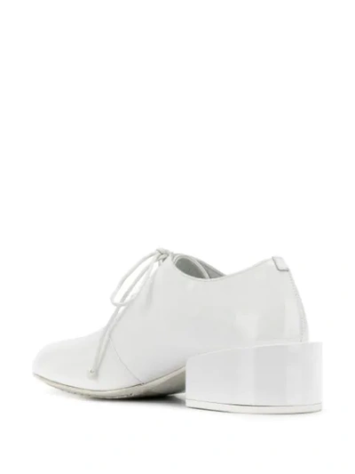 Shop Marsèll Block Heel Lace-up Shoes In White