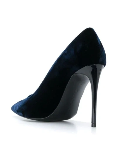 Shop Stella Mccartney Classic Pointed Pumps In Blue