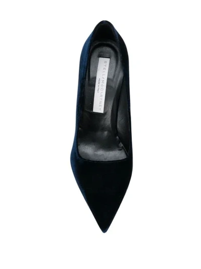 Shop Stella Mccartney Classic Pointed Pumps In Blue