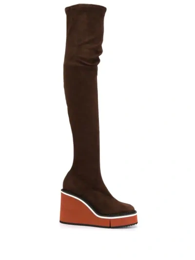 Shop Clergerie Belize Boots In Brown