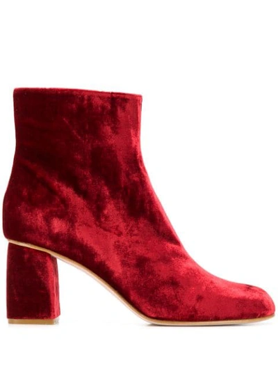 Shop Red Valentino Redvalentino Low-heel Ankle Boots