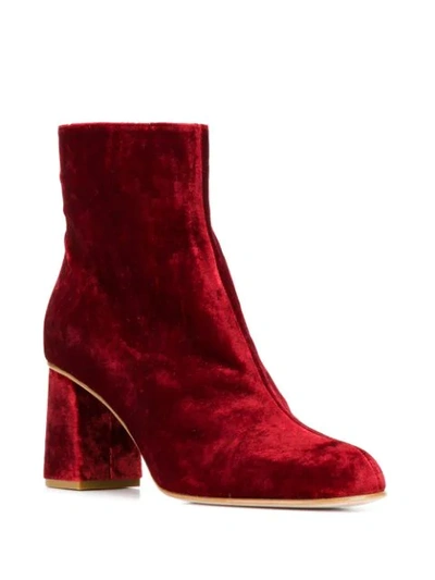 Shop Red Valentino Redvalentino Low-heel Ankle Boots