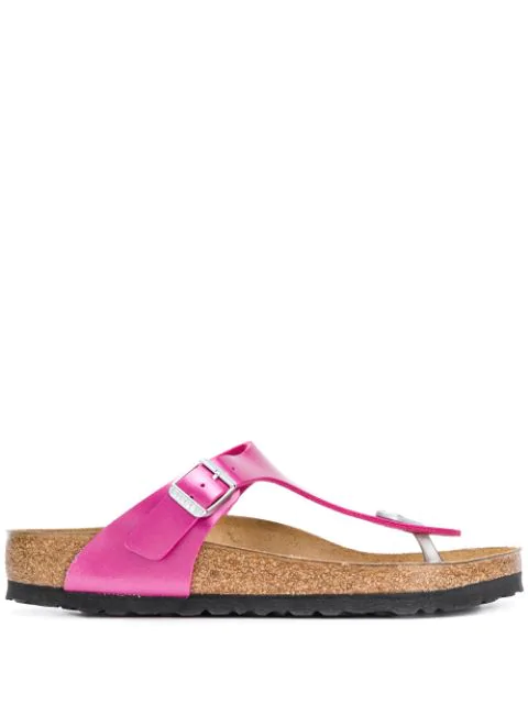 pink gizeh birkenstocks