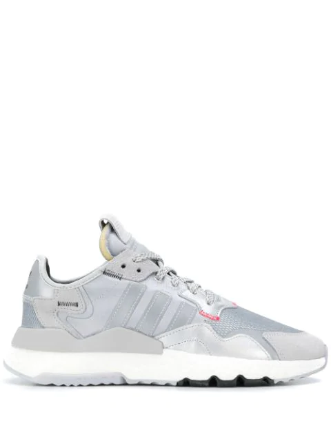 Adidas Originals Nite Jogger Sneakers In Grey Modesens