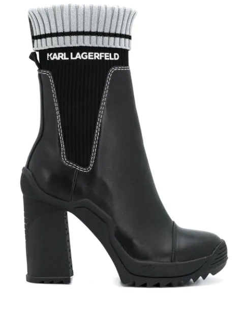 karl lagerfeld sock boots