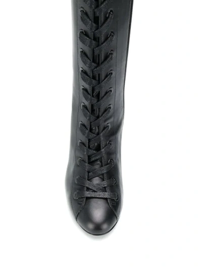 Shop Maison Ernest Gamine Boots In Black