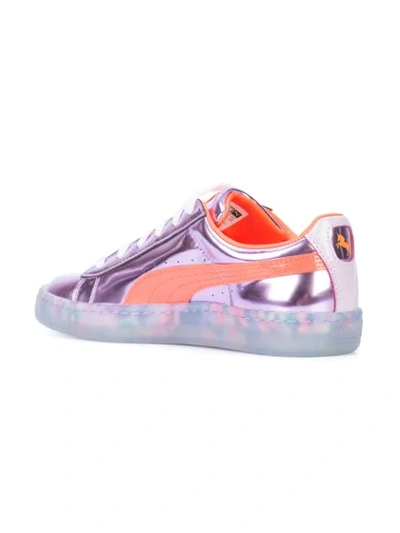 Shop Puma X Sophia Webster Basket Candy Princess Sneakers In Pink