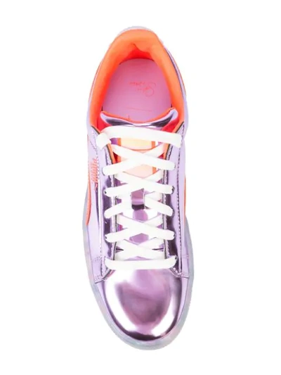 Shop Puma X Sophia Webster Basket Candy Princess Sneakers In Pink