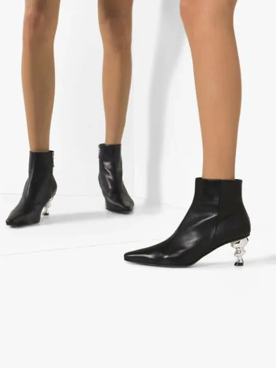Shop Yuul Yie Yuul Martina 70mm Ankle Boots In Black