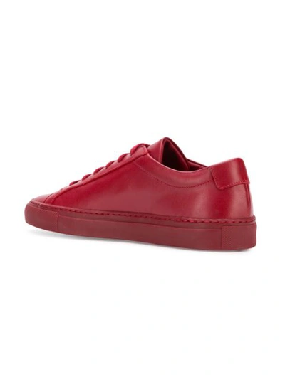Shop Common Projects Achilles Low Sneakers - Red