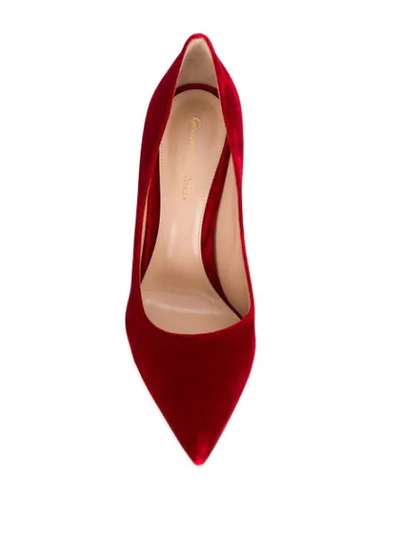 Shop Gianvito Rossi Stiletto Pumps In Red