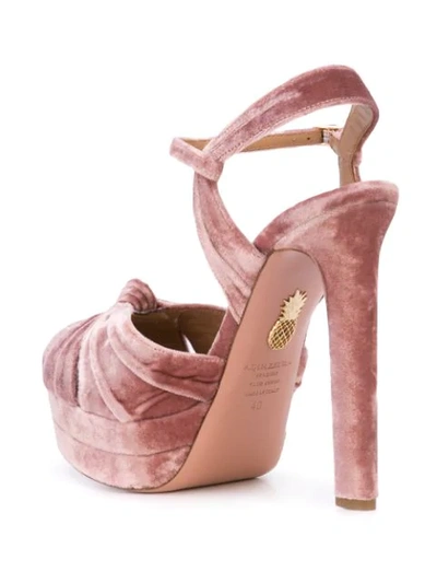 Shop Aquazzura Coquette Sandals In Pink