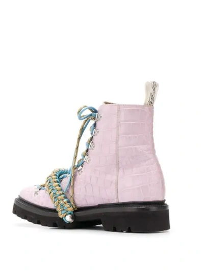 Shop House Of Holland X Grenson Croc In Pink
