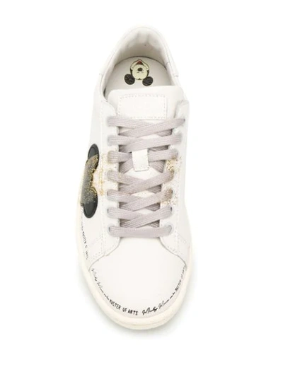 Shop Moa Master Of Arts Disney Low-top Sneakers In White