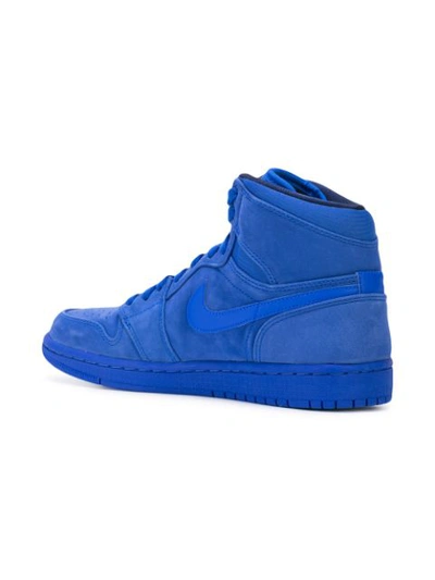 Shop Nike Air Jordan 1 Retro Hi In Blue