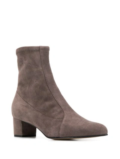 Shop Antonio Barbato Pointed Ankle Boots In Grey