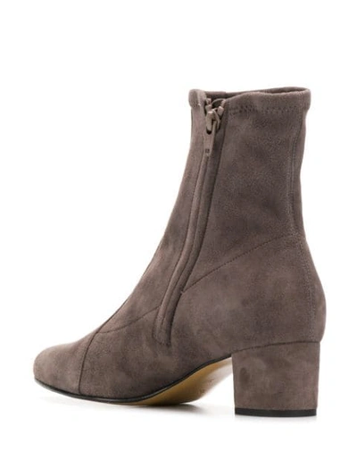 Shop Antonio Barbato Pointed Ankle Boots In Grey
