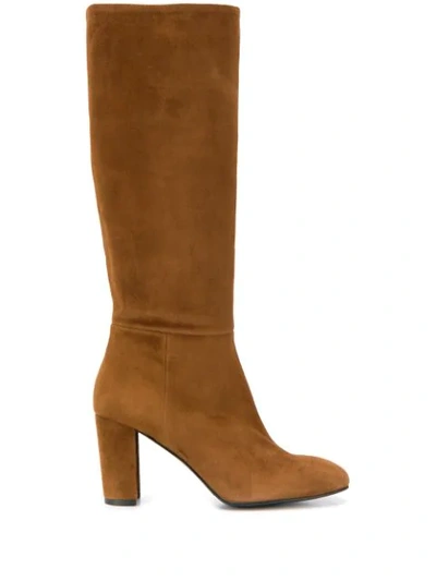 Shop Albano Ankle Lenght Boots In Brown