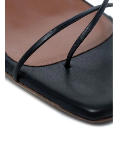 Shop Rejina Pyo Black Doris 60 Leather Sandals