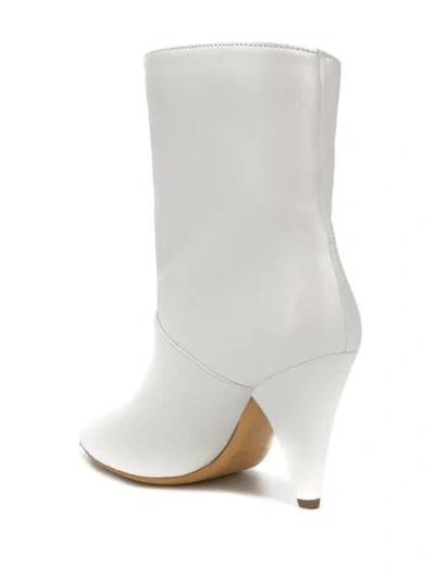 Shop The Seller Pointed Ankle Boots In White