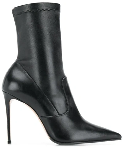 Shop Le Silla Eva Ankle Boots In Black