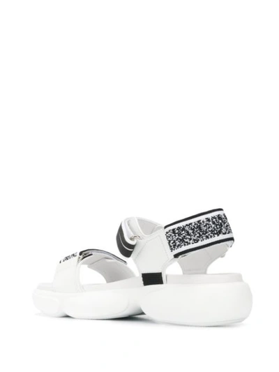Shop Prada Cloudbust Sandals In White