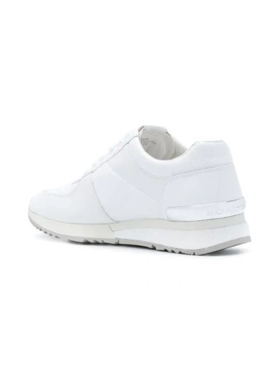 Shop Michael Michael Kors Allie Wrap Sneakers In White
