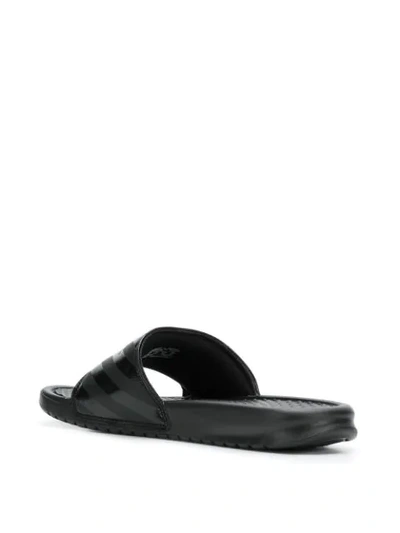 Shop Nike Benassi Jdi Pool Slides In Black