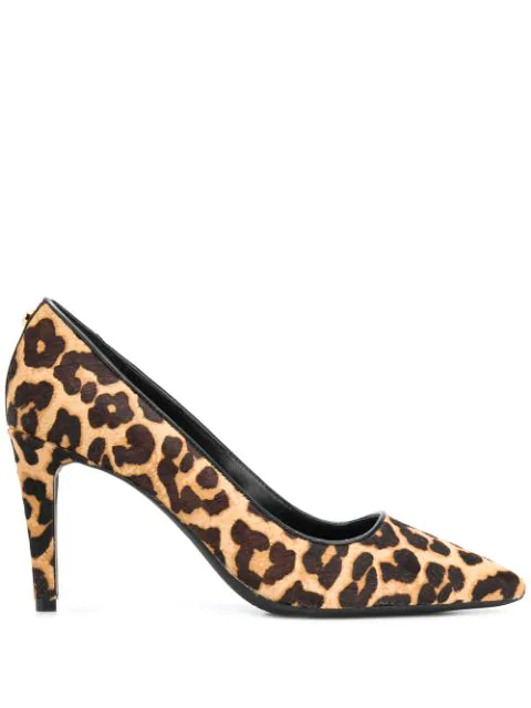 michael kors leopard print heels