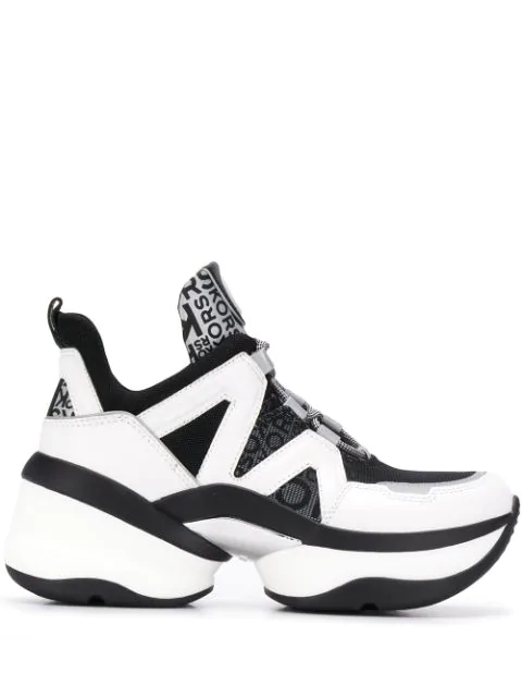 olympia mesh and logo trainer