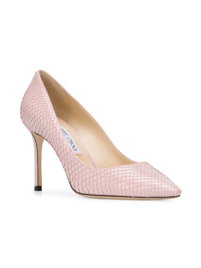 Shop Jimmy Choo Romy 85 Pumps In Pink