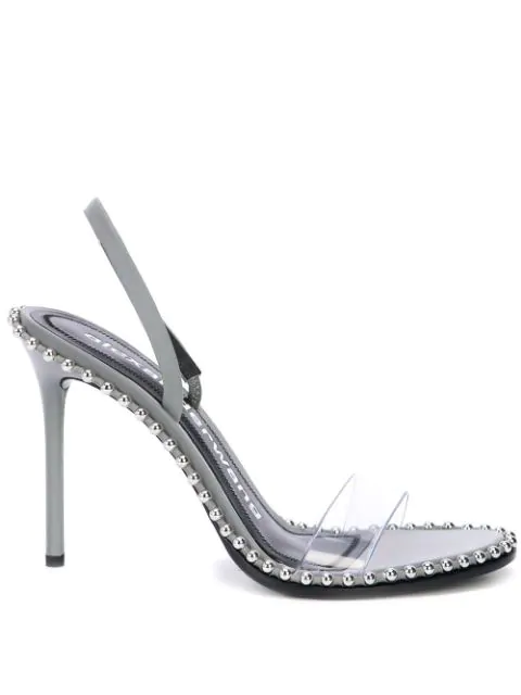 alexander wang nova studded slingback sandal
