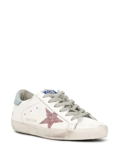 GOLDEN GOOSE SUPERSTAR LOW-TOP SNEAKERS - 白色