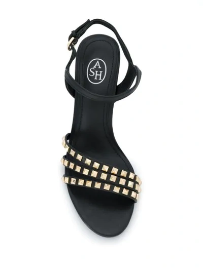 Shop Ash Stud Embellished Sandals In Black