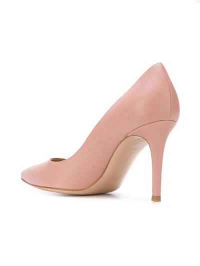 Shop Gianvito Rossi Classic Pointed Pumps - Pink