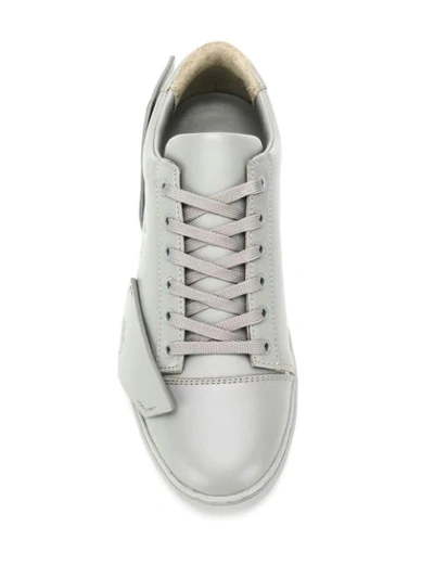 Shop A-cold-wall* Multi-panel Low-top Sneakers In Grey