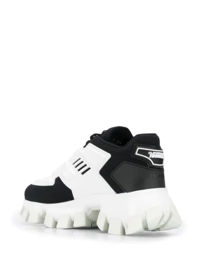 Prada Cloudbust Thunder Lug Platform Sneaker In White