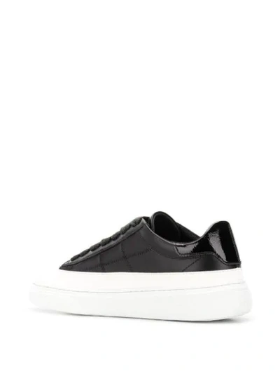 Shop Hogan Low Top Platform Sneakers In Black