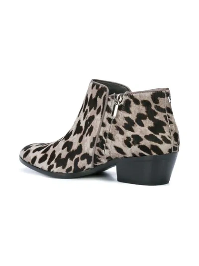 Shop Sam Edelman Low Chunky Heel Ankle Boots - Multicolour