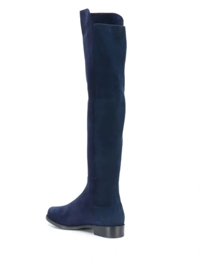 Shop Stuart Weitzman Knee Length Boots In Blue