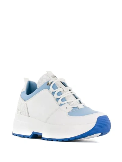 Shop Michael Michael Kors Cosmo Sneakers In White